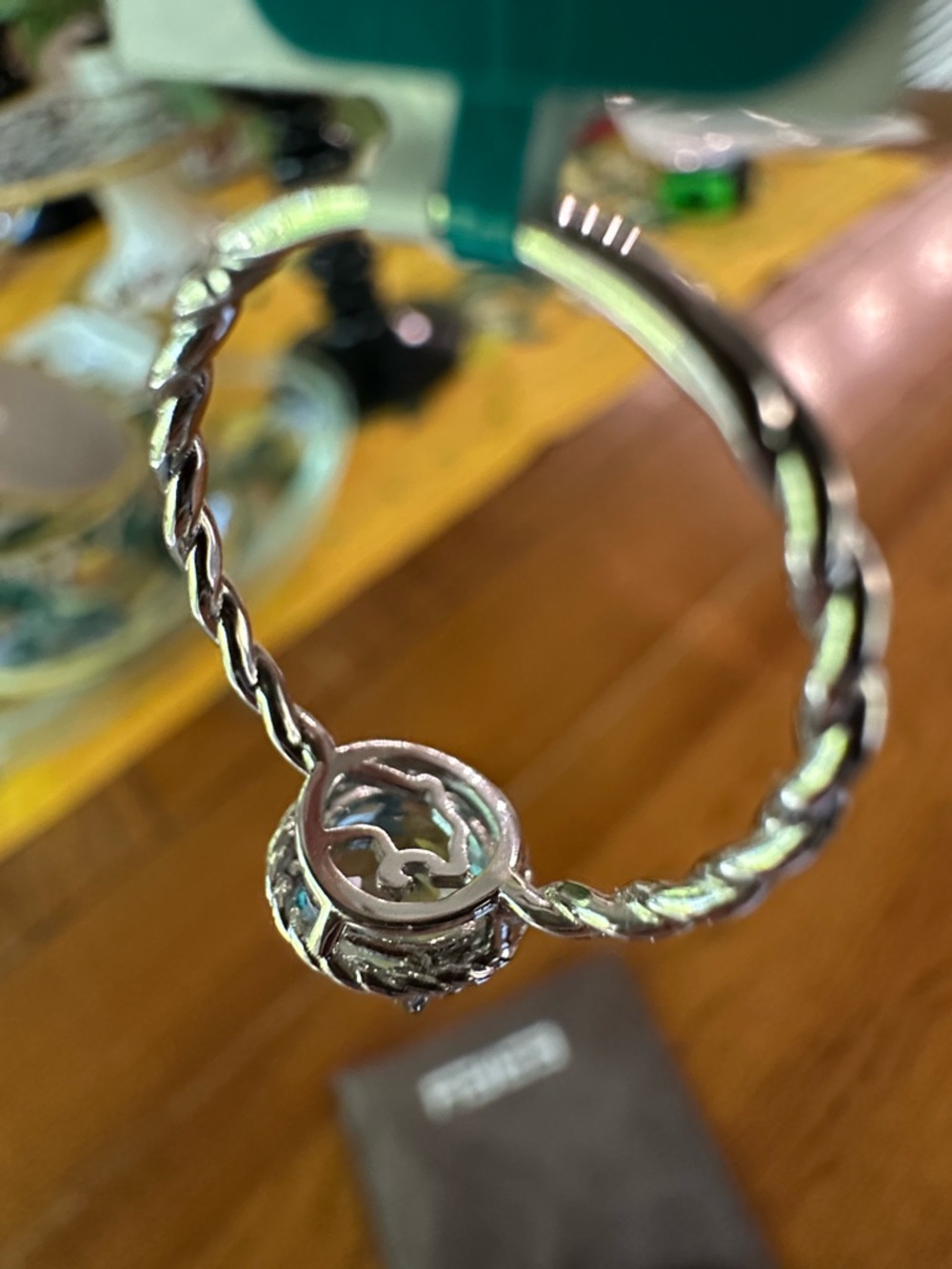 Effy Blue Topaz Twist Band Ring - Picture 5 of 14